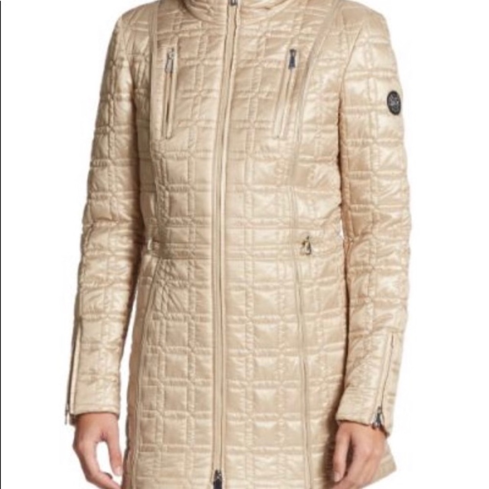 Dawn Levy Winny Quilted Gold Coat